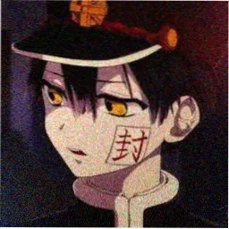 蓝调霓虹 侧脸动漫头像